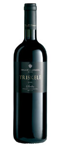 bottiglia di vino Triskelé Nero d'Avola