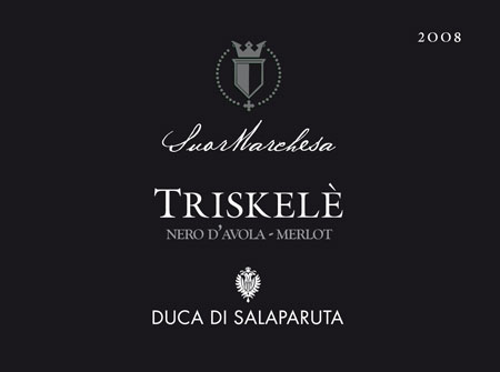 etichetta vino siciliano | Triskelè